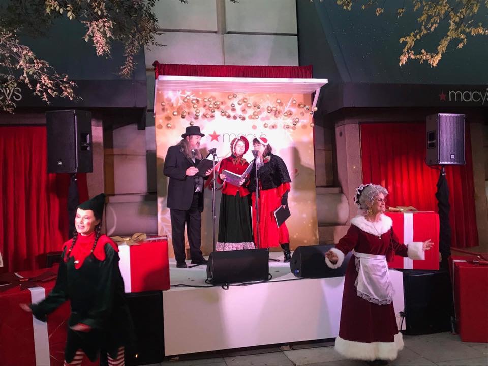 Carolers caroling philosopher's tones